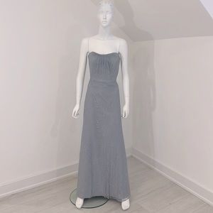 SAMPLE SALE NWT DESSY 2952 size 10 Platinum Florentine Lace.  PRISTINE CONDITION